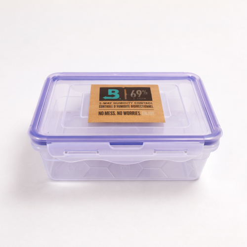 Puro Saklama Kutusu XS-850 ml, Hava Geçirmez Sızdırmaz 1 Yıllık Nem Koruma (Boveda %69 8g Dahil) - 2