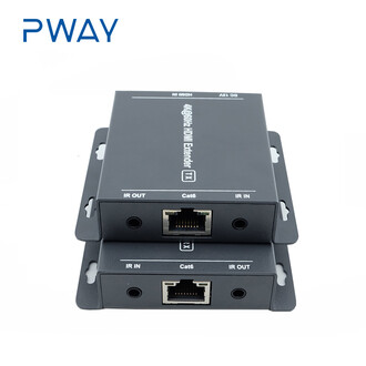 PWAY 4K@60HZ 70M HDMI IP Cat6 Ethernet Uzatıcı Cat5e/6 Infraredli - Thumbnail