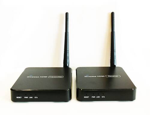 PWAY Kablosuz HDMI Uzatıcı 50m Wireless Extender IP Infraredli