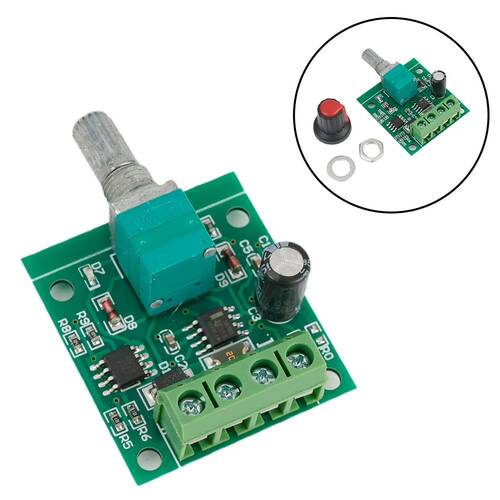 PWM DC Motor Hız Ayarlayıcı 1.8V 3V 5V 6V 12V Hız Regülator Düğmesi 2A 1803bk