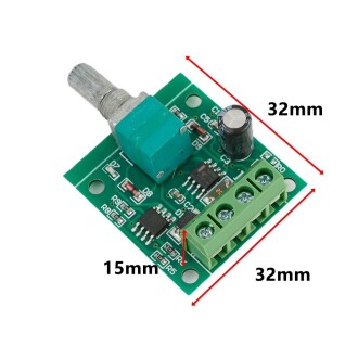 PWM DC Motor Hız Ayarlayıcı 1.8V 3V 5V 6V 12V Hız Regülator Düğmesi 2A 1803bk - 3