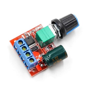 Aek-Tech - PWM DC Motor Hız Ayarlayıcı 5V-35V Speed Regulator Switch 5A Switch Function LED Dimmer