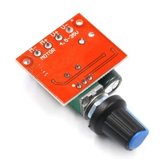 PWM DC Motor Hız Ayarlayıcı 5V-35V Speed Regulator Switch 5A Switch Function LED Dimmer - 2