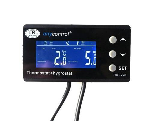 RINGDER THC-220 Nem ve Sıcaklık Termostatı