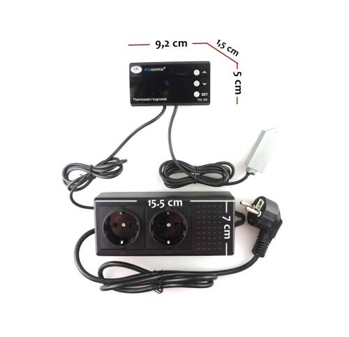 RINGDER THC-220 Nem ve Sıcaklık Termostatı - 8