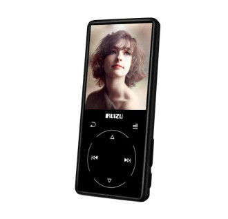 Ruizu D16 Bluetooth MP3 Player with Earphone (Black) 8 GB