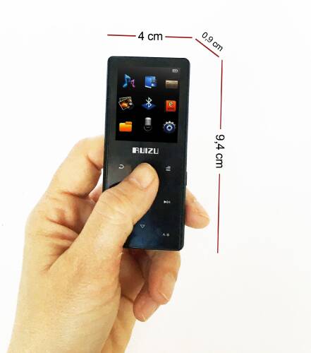 Ruizu D29 HiFi Metal Gövdeli Bluetooth MP3 Çalar 8GB - 4
