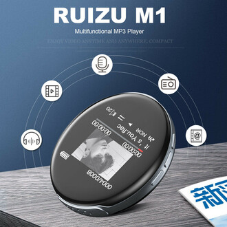 Ruizu M1 Mini Hoparlörlü Bluetooth MP3 Çalar 16GB - Thumbnail
