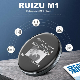 Ruizu M1 Mini Hoparlörlü Bluetooth MP3 Çalar 16GB - 4