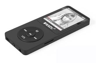 Ruizu X02 Ultra İnce MP3 Çalar 4GB FM Radyo Siyah - Thumbnail