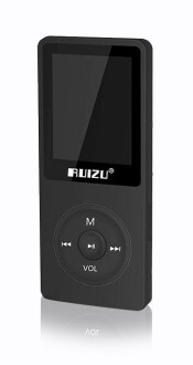 Ruizu X02 Ultra İnce MP3 Çalar 4GB FM Radyo Siyah - 2