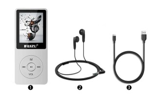 Ruizu X02 Ultra İnce MP3 Çalar 8GB FM Radyo Beyaz - 7