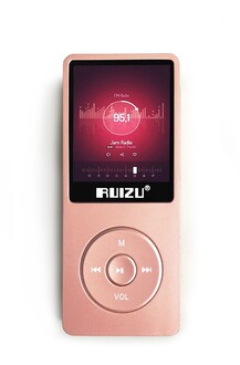 Ruizu - Ruizu X02 Ultra İnce MP3 Çalar 8GB FM Radyo Gold Sarı
