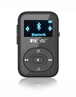 Ruizu - RUIZU X26 Bluetooth MP3 Çalar 8 GB FM Radyo Siyah