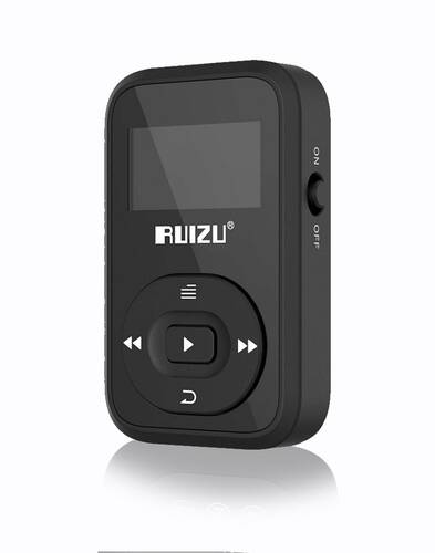 RUIZU X26 Bluetooth MP3 Çalar 8 GB FM Radyo Siyah