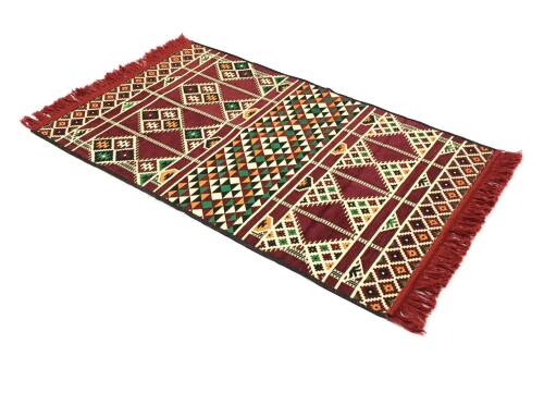Shark Anadolu Baklava Kilim Bordo - 6