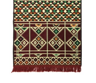 Shark Anadolu Baklava Kilim Bordo - 8