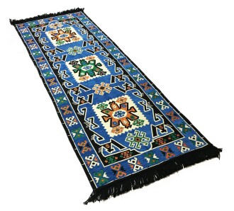 Shark Anadolu Bergama Kilim Mavi - 6