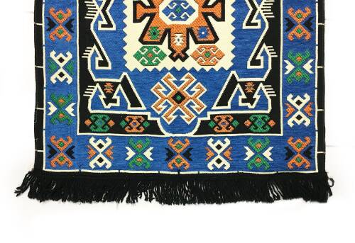 Shark Anadolu Bergama Kilim Mavi - 7