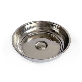 Shark Anadolu Beyaz Bakır Hamam Tası - 6