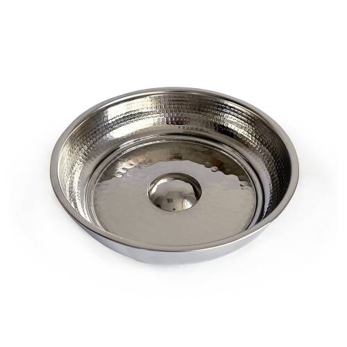 Shark Anadolu Beyaz Bakır Hamam Tası - 6