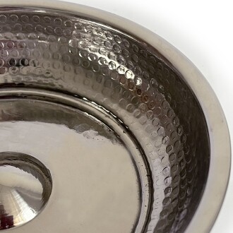 Shark Anadolu Beyaz Bakır Hamam Tası - 9