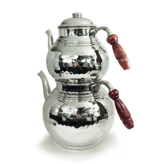 Shark Anadolu El Dövmesi Bakır Çaydanlık No:3 - 2