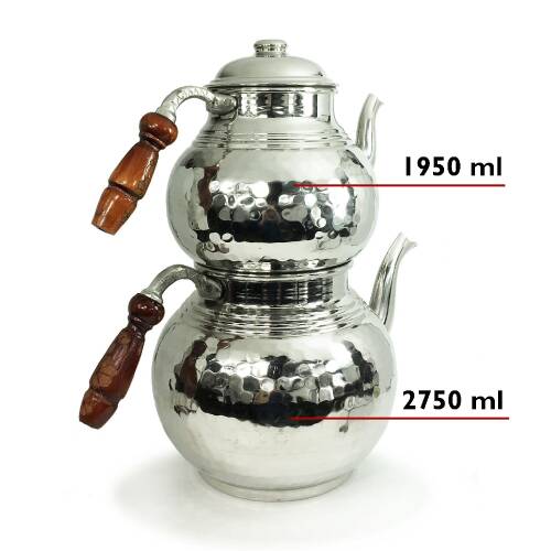 Shark Anadolu El Dövmesi Bakır Çaydanlık No:3 - 4