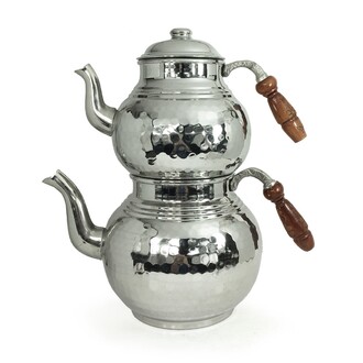 Turkish Hand Hammered Copper Tea Kettle #3