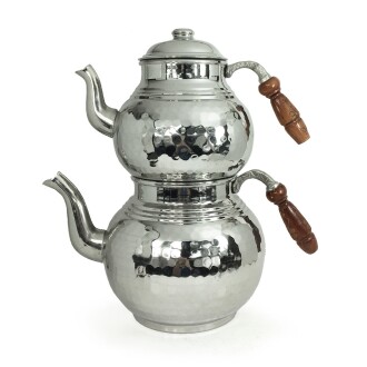 Turkish Hand Hammered Copper Tea Kettle #3