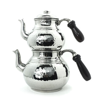 Shark Anatolia Hand Hammered Copper Stovetop Teapot Set