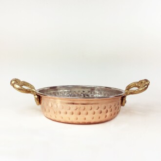 Shark Anatolian Hand Hammered Copper Frying Pan