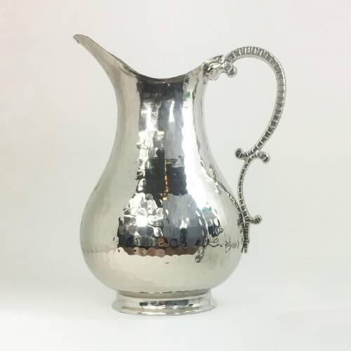 Shark Anadolu El Dövmesi Beyaz Bakır Sürahi - 2