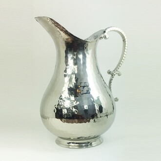 Shark Anatolian Hand Hammered White Copper Carafe