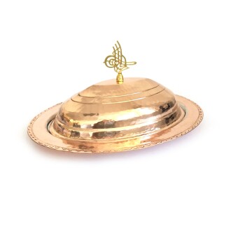 Shark Anadolu El Dövmesi Hanedan Klasik Bakır Sahan 