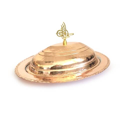 Shark Anadolu El Dövmesi Hanedan Klasik Bakır Sahan - 1