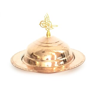 Shark Anadolu El Dövmesi Hanedan Klasik Bakır Sahan - 2