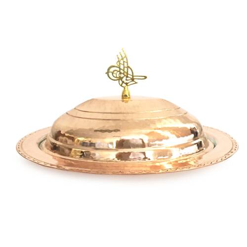 Shark Anadolu El Dövmesi Hanedan Klasik Bakır Sahan - 5