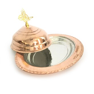 Shark Anadolu El Dövmesi Hanedan Klasik Bakır Sahan - 6