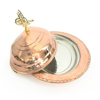 Shark Anadolu El Dövmesi Hanedan Klasik Bakır Sahan - 7