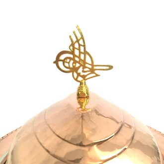 Shark Anadolu El Dövmesi Hanedan Klasik Bakır Sahan - 8