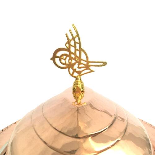 Shark Anadolu El Dövmesi Hanedan Klasik Bakır Sahan - 8