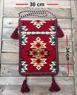 Shark Anadolu Heybe Çanta Kırmızı - 4