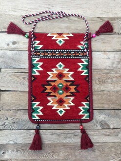 Shark Anadolu Heybe Çanta Kırmızı - 5