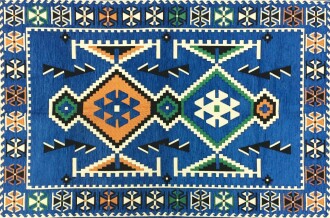 Shark Anadolu Kilim Mavi - 9