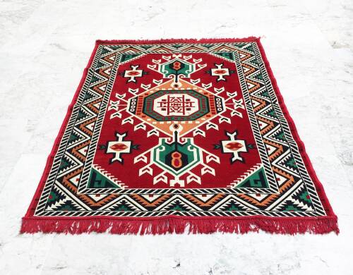 Shark Anadolu Şark Kilim Kırmızı - 2