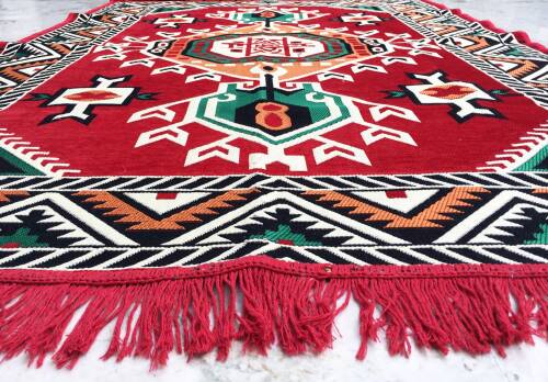 Shark Anadolu Şark Kilim Kırmızı - 8