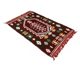 Shark Anadolu Seccade Kilim 10 Bordo - 5