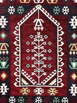 Shark Anadolu Seccade Kilim 10 Bordo - 7