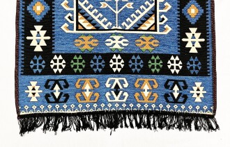 Shark Anadolu Seccade Kilim 11 Mavi - 8